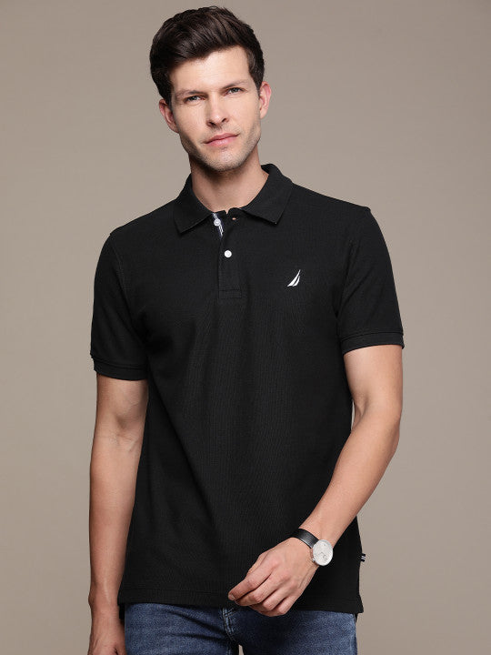 Men's Regular Fit Cotton Polo Collar Tee